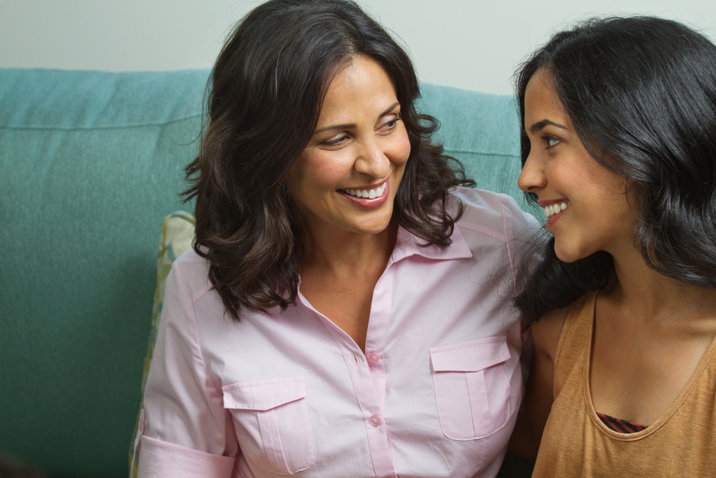 Mother Talking with Her Teenage Daughter